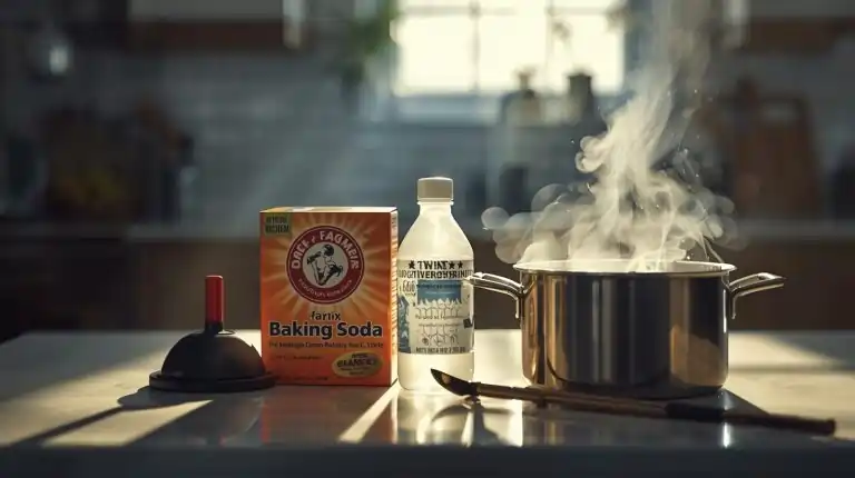 drain cleaning soda