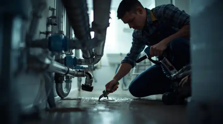 man with tool