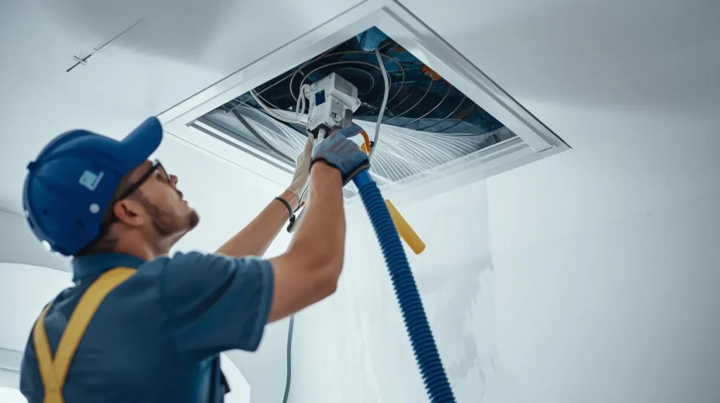 cleaning ac duct