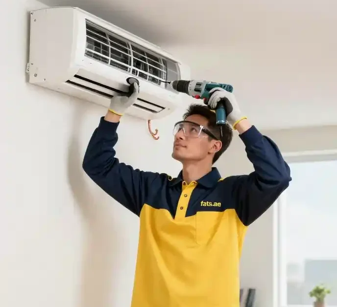 AC installation service technician in Dubai